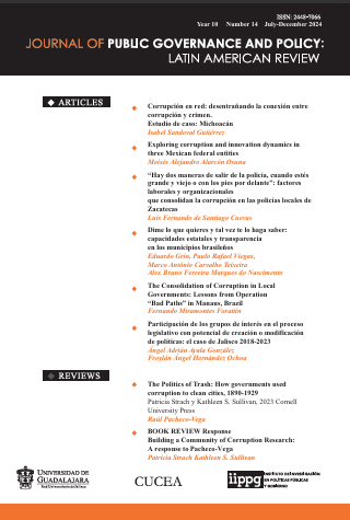 Ver Núm. 10 (2024): Journal of Public Governance and Policy: Latin American Review